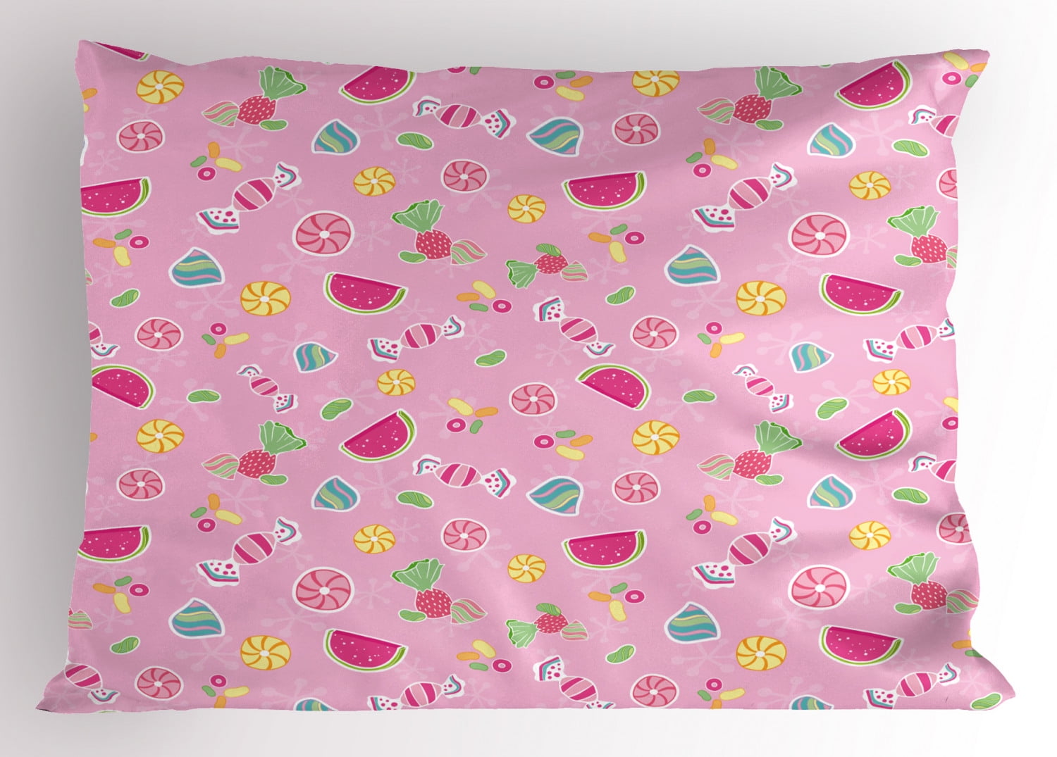 Sweet Pillow Sham Candies Yummy Treats Watermelon Creative Delicious