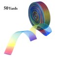 thumbnail image 2 of 0.98in by 50yd Wrapping Ribbon Transparent Rainbow DIY Satin Ribbon Craft Ribbon, 2 of 10