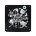 thumbnail image 6 of Wall Mounted Exhaust Fan 6 Inch – 50W High Speed 2600RPM Ventilation Fan with Pure Copper Motor, Low Noise 60-70dB, Compact Metal Housing for Bathroom, Kitchen, Garage, Workshop, 6 of 14