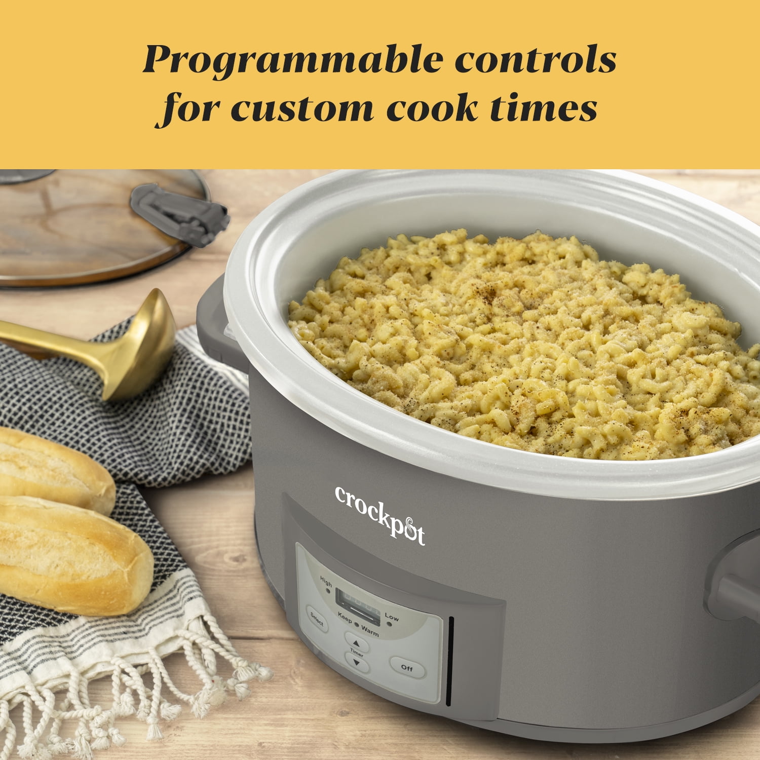 Crock-pot 7.0-Quart Cook & Carry Programmable Slow Cooker