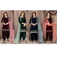 thumbnail image 4 of Custom Made Punjabi Wedding Wear 9000 Velvet Patiala Suit For Ethic Indian Wear Collection, 4 of 4