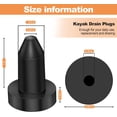 thumbnail image 2 of 4 Pack 1/2" Kayak Drain Plug Push for Sundolphin Pelican Kayaks Pond Prowler 4985616 Aruba 8 SS, Aruba 10, Bali 8, Excursion 10, 2 of 4
