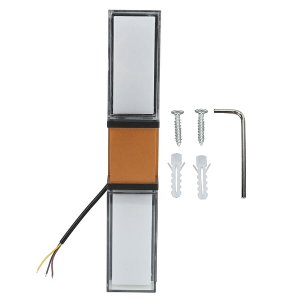Lámparas de pared para exteriores, Lámparas de pared rectangulares para el hogar que cambian de color RGBW de 9W Luces de pared rectangulares LED Características de vanguardia
