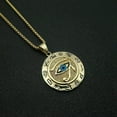 thumbnail image 7 of Men Egyptian Eye of Horus Pendant Protection Necklace Biker Link Chain 18" - 40", 7 of 7