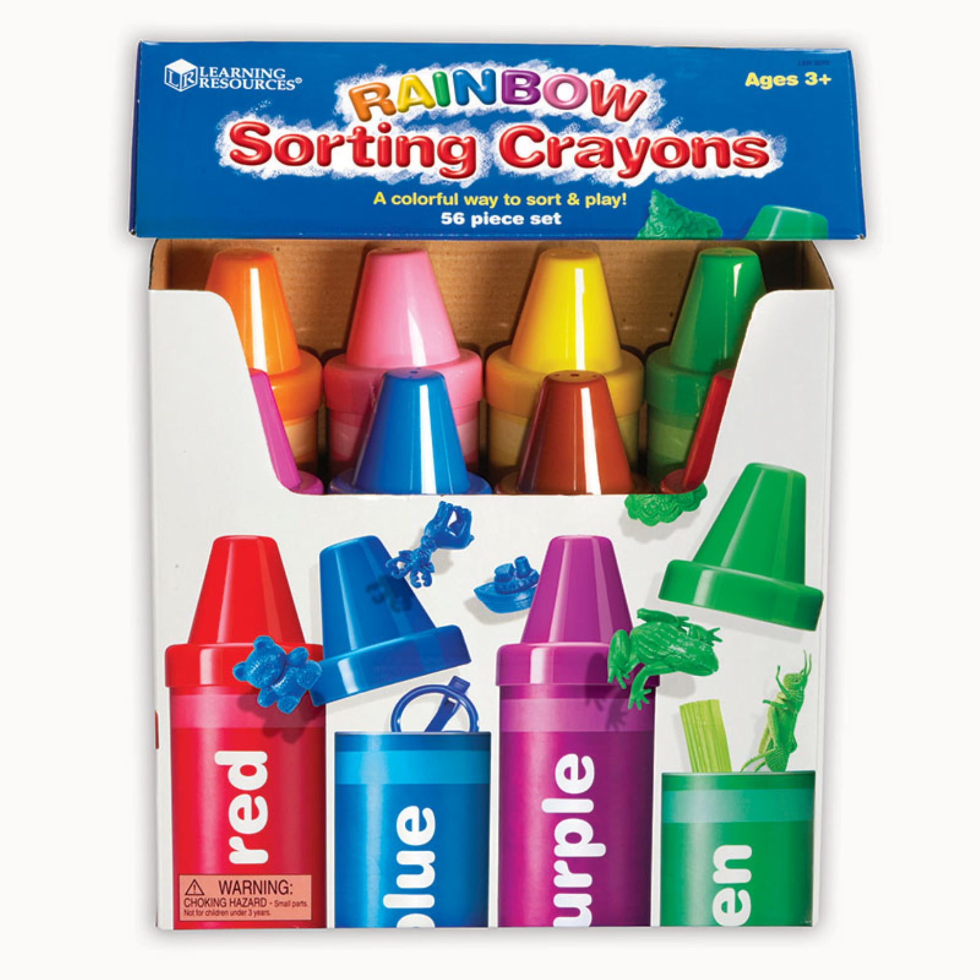 Learning Resources Rainbow Sorting Crayons Various Colors 56 Pieces for sale online 