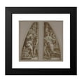 thumbnail image 2 of Giorgio Vasari 21x20 Black Modern Framed Museum Art Print Titled - ‘Bearded Man Filling a Glass’ and ‘Youth Running’ (1544-1545), 2 of 5
