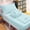 Aqua-Toddler (4 Pieces), variant on Comforter Set With Sheets  5 Pieces Soft And Breathable Bedding Bed In A Bag Down Alternative Solid Color All Season Black