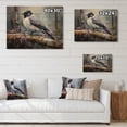 thumbnail image 4 of Designart "Observing Bird s Curiosity II" Animals Print on Natural Pine Wood, 4 of 5