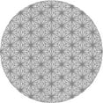 thumbnail image 1 of Ahgly Company Machine Washable Indoor Round Transitional Gray Area Rugs, 8' Round, 1 of 1