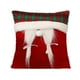 thumbnail image 2 of Decoraciones navideñas Sofá Silla Almohada Muñeca roja Escena navideña Decoración Accesorios Almohada, 2 of 6
