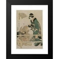 thumbnail image 2 of Kitagawa Utamaro II 18x24 Black Modern Framed Museum Art Print Titled - Chinese Embroidery (From the Series Instructive Patterns for Women's Handicraft) (1808), 2 of 5