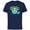 Navy, variant on The Mandalorian Grogu "Eggstra Cute!" Easter Egg - Short Sleeve Cotton T-Shirt for Adults - Customized-White