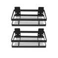 thumbnail image 1 of Organizador Repisa Para Baño Y Cocina 2pzs Estante Multifuncional Negro Organizador de Pared Practico Set de 2 Piezas Ideal para Baños y Cocinas, 1 of 8