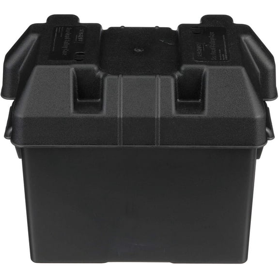 SEACHOICE 22060 USCG-Approved Marine Group 24 Series Standard Battery Box with Strap & Mounting Kit