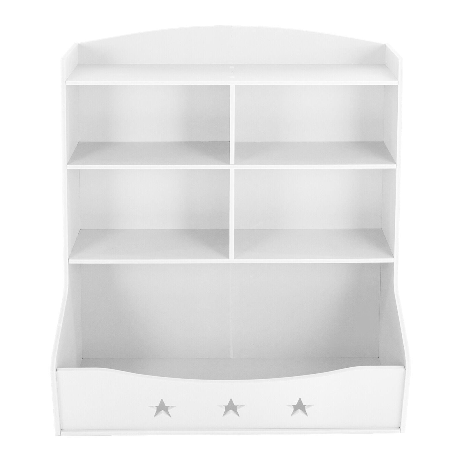 Kids Bin Toy Storage Box Bookcase Organizer Shelf Playroom Bookshelves White 30.12*13.39*36.61in