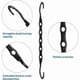 thumbnail image 3 of Magic Hangers,10 Space Saving Hook,Vertical & Horizontal Multifunctional Hanger,360 Rotating Save More Space Storage Hangers, 3 of 4