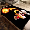 thumbnail image 2 of Manta de felpa suave con diseño de Super Mario de juegos japoneses, manta de franela para sala de estar, dormitorio, cama, sofá, funda de picnic, 2 of 5
