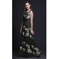 thumbnail image 2 of Bimba Robe Longue Décontractée Sans Manches à Col Rond pour Femmes, Imprimé Oiseau, X-Grand, 2 of 5