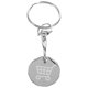 thumbnail image 1 of Shopping Trolley Token Keyring Shopping Trolley Token Key Ring Trolley Token Coin Keyring Hanging Metal Token Keychain Pendant, 1 of 3