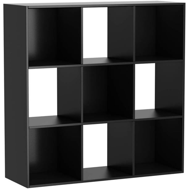 Mainstays 9 Cube Storage Organizer, Black - Walmart.com - Walmart.com