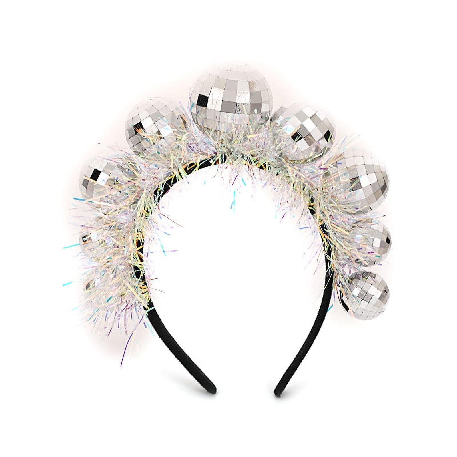 Diadema De Bola De Discoteca Vintage Accesorio De Disfraz De Discoteca diadema-de-bola-de-discoteca-vintage-accesorio-de-disfraz-de-discoteca