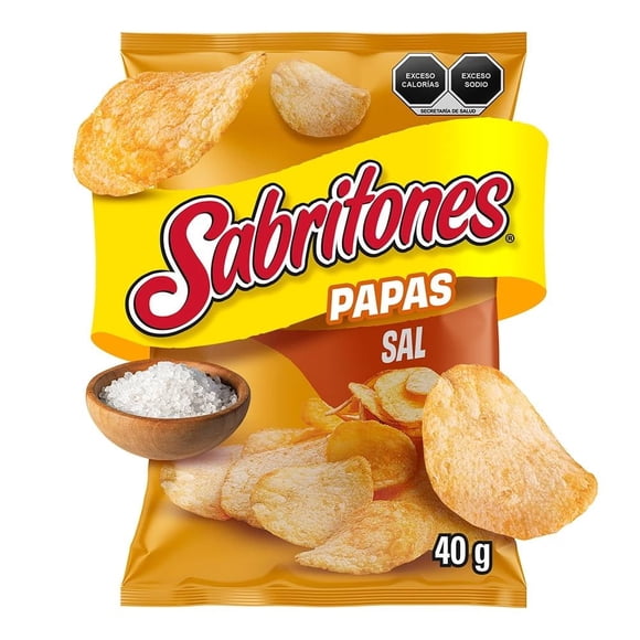 Papas fritas Sabritones con sal 40 g