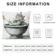thumbnail image 5 of Trilops head Graphic Decorative Men Women Boy Girl Room Cushion Throw Pillow Cover for Home Couch Living Room Bed Sofa   Pillowcase 全年适用 Square 1PC, 5 of 5