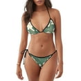 thumbnail image 1 of Balery Lotus Golden Line Pijama Estampado Bikini de Dos Piezas para Mujer - Conjunto de Bikini Ajustable Sexy y Cómodo para Playa, 1 of 6