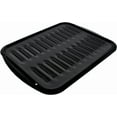 thumbnail image 3 of SPL50016 Large 2-Piece Broiler Pan & Grill Set Porcelain-on-Steel 16-1/2"x12-3/4"x1-3/4" Broiler Pan for Oven, Black &  15" x 10.5" Premium Nonstick, 3 of 7