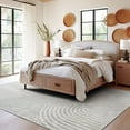 thumbnail image 3 of VUNATE 8'x10' Area Rugs for Living Room Jacquard Textured Modern Rugs Soft Geometric Rug for Bedroom Mid Century Washable Rug Non-Slip Bohemian Carpet Perfect for Dining Room Office Gray, 3 of 7