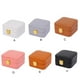 thumbnail image 5 of sweethay Joyero Ligero Organizador de almacenamiento multifuncional Pendientes Collar Cofre de almacenamiento Estuche de maquillaje impermeable Ropa, zapatos y accesorios Miscelánea Rosa, 5 of 6