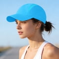 thumbnail image 2 of Shadoumai Womens Quick Dry Sport Baseball Cap, Athletic Fitted Cap Mesh Adjustable Plain Hat Running Trucker Hat for Women, 2 of 9