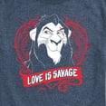thumbnail image 3 of Disney Villains - Love Is Savage - Men's Short Sleeve Graphic T-Shirt, 3 of 5