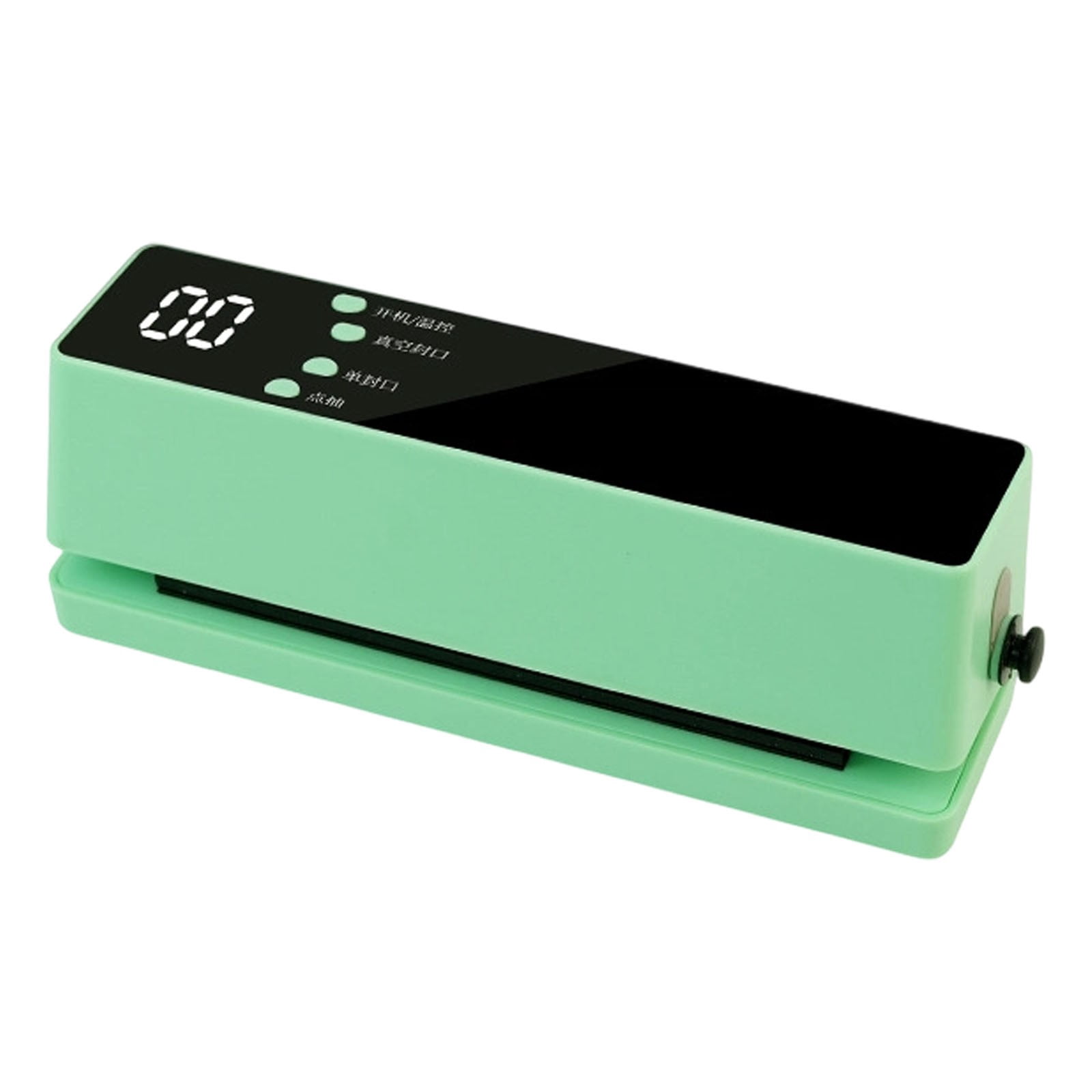 ZFSBZBS Vacuum Sealer Machine, Updated Powerful Commercial Food Saver with Double Seal for 2X Strength, Built-in Cutter, Bags Storage & Easy-Lock Handle,Green