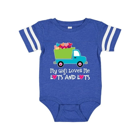 

Inktastic Gigi Loves Me Grandchild Gift Gift Baby Boy Bodysuit