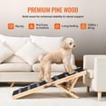 thumbnail image 4 of Rampa para perros VEVOR plegable para cama ajustable de 15 a 56 cm de madera, 4 of 9