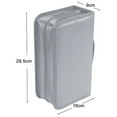 thumbnail image 3 of CD Case, 128 Capacity Nylon CD/DVD Case CD Booklet Binder VCD Wallets Storage Organizer CD Wallets Storage Organizer for Car Home Travel, 3 of 6