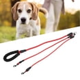 thumbnail image 4 of Dog Traction Rope, 360° Rotation Reflective Control Comfortable Dog Training Leash With Foam Handle For Camping For Backyard Black,Red, 4 of 8