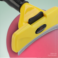 thumbnail image 4 of VEEKI Grooming Rake, Removes Loose Hair and Tangles（Yellow） G922-40, 4 of 6