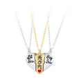 thumbnail image 3 of Collar de empalme de amor,Collares Collar Colgantes Madre,Collar de mamá para mujer,regalo del día de la madre para mamá,Conjunto de collar de amor para novia y mujer,Accesorios de joyería, 3 of 8