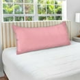 thumbnail image 5 of Pure Color Pale Pink Plush Pillow Case, Zippered Bed Pillow Pillowcases, Super Soft and Cozy Pillowcase Covers for Sleep Decor Giftsation - King Size 20x40in, 5 of 7