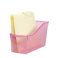 thumbnail image 5 of Pen + Gear Plastic Desktop Book Organzer Bin, Clear Pink, 5 of 11