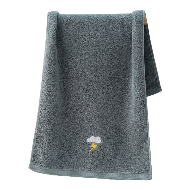 CSChome Cartoon Weather Pattern Hand Towel Hand Towel Weather Pattern Kids Face Towel Super Soft Absorbent Gym Shower Bathroom Supplies