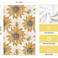thumbnail image 6 of Orange Floral Boho Kitchen Towels Dish Towels, 18x26 Inch Seasonal Spring Summer Decoration Hand Towels Set of 2, 6 of 6