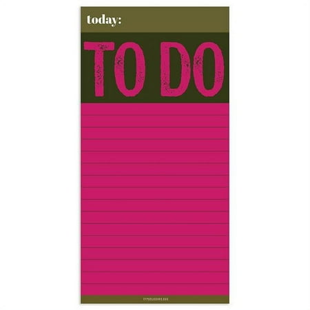 UPC: 0619344344604 | Pink Big To Do Memo Magnet Pad – Fridge List Pad for Grocery List / Meal Planning / To Do