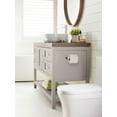 thumbnail image 3 of Amerock Monument Chrome Single Post Toilet Paper Holder, 3 of 8