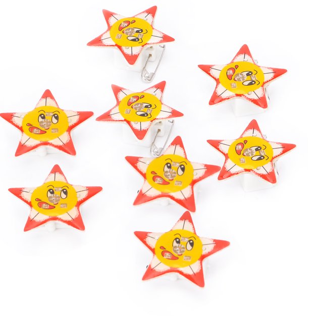 25uds Broches Led Insignias Pines Adecuados para Logotipos de Fiestas Accesorios de Decoración con Purpurina Adornos de Plástico con Purpurina de Dibujos Animados para ANGGREK Otros