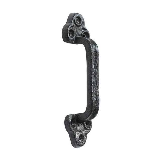 jifeng Poignée de Porte de Grange en Fer avec Vis Installation Facile Ferme Robuste 6.8cmx28cm