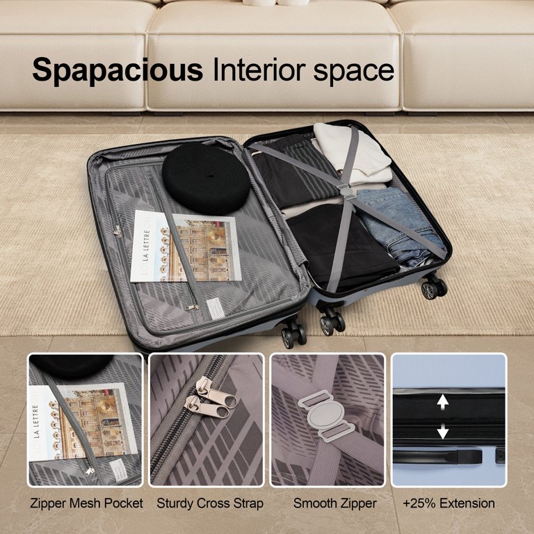 2点set☆Travel Togs☆Suited For Travel GinzaTravel 3 Piece Expandable Spinner Luggage Set, 20