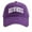 Purple, variant on Fgnfyis Women's Vintage Washed Denim Printed Baseball Cap Womens Hats Blue